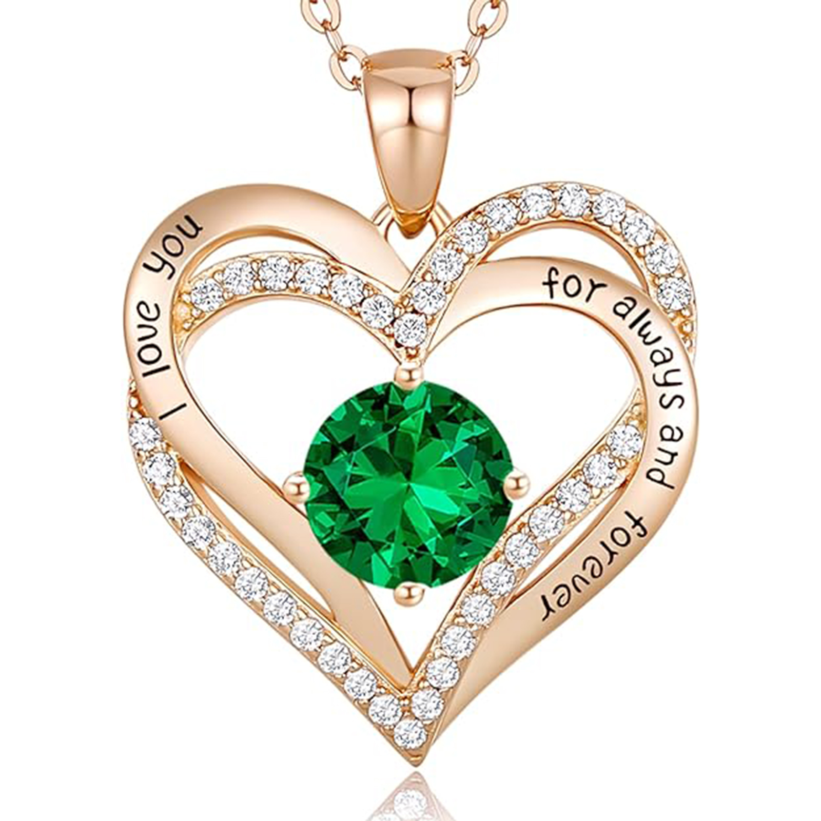 May  Birthstone Birthstone Pendant Necklace-Gemini Birthstone-Birthstone Jewelry