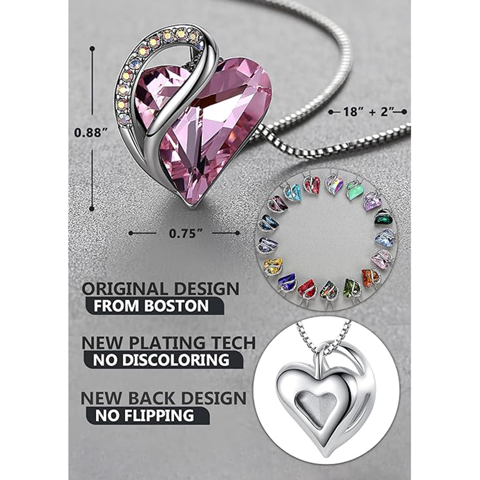 October  Birthstone Birthstone Pendant Necklace-Birthstone Jewelry