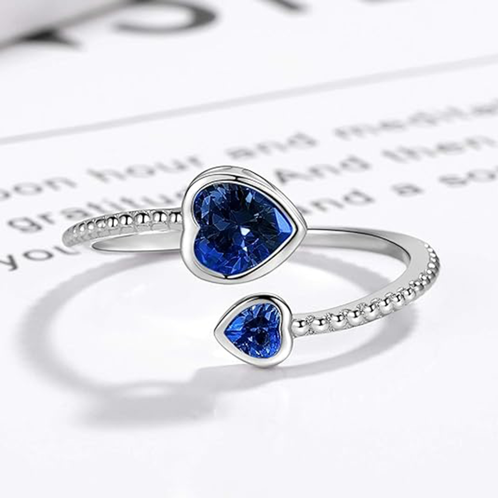 September Birthstone Birthstone Rings-Aquarius Birthstone-Birthstone Jewelry