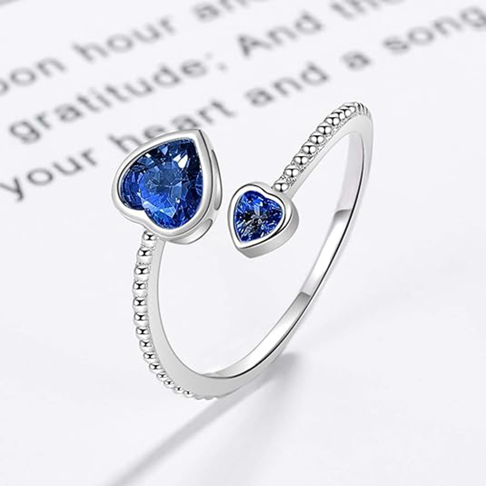 September Birthstone Birthstone Rings-Aquarius Birthstone-Birthstone Jewelry