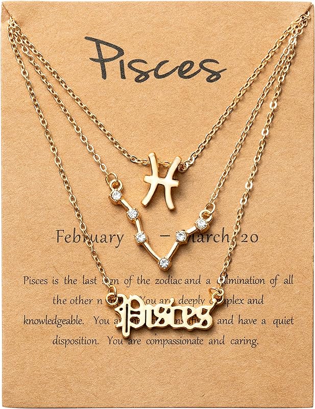 14K gold plated 12 stars letter pendant necklace-Birthstone Jewelry