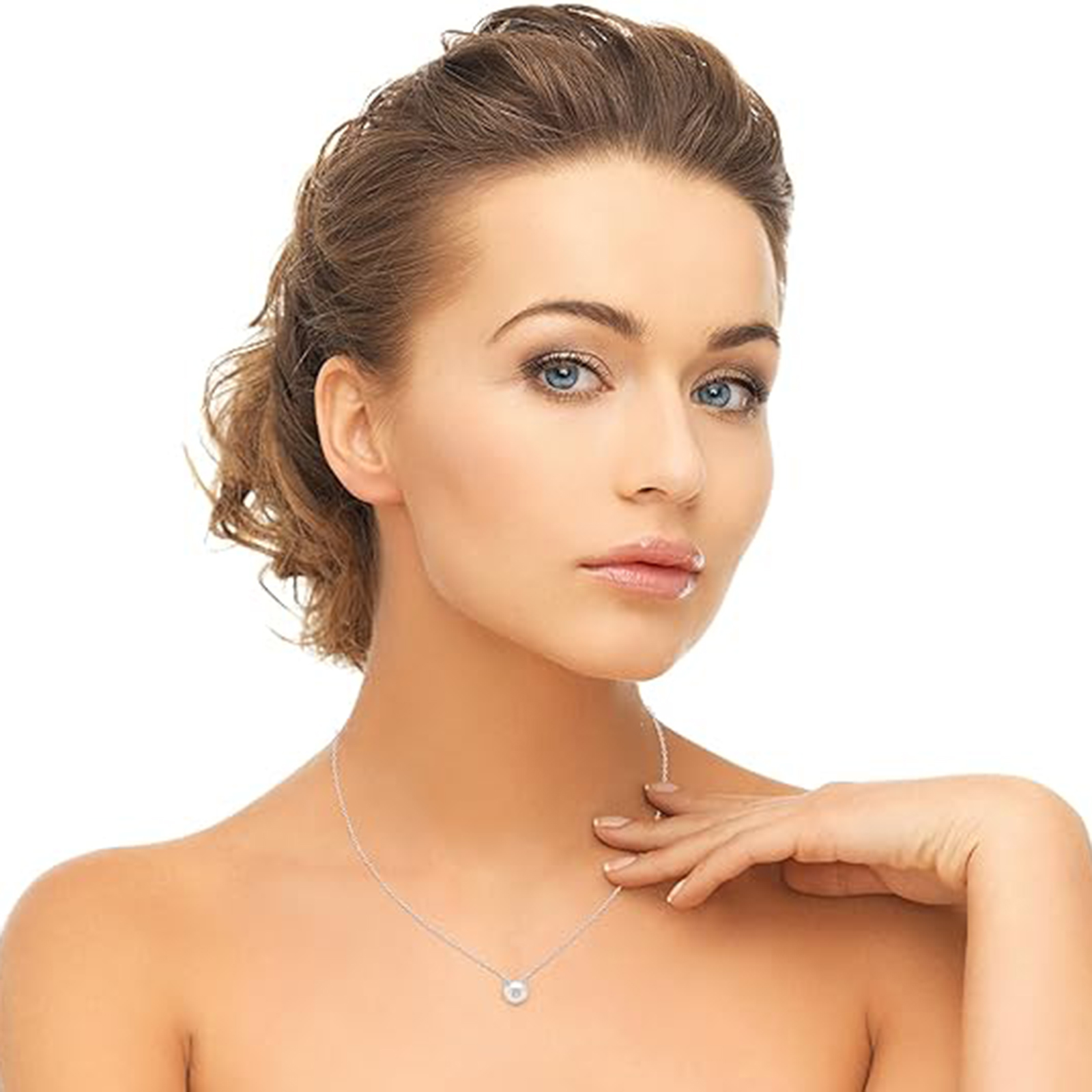 Silver AAA+ Freshwater Cultured Pearl Cat Pearl Pendant-Birthstone Jewelry