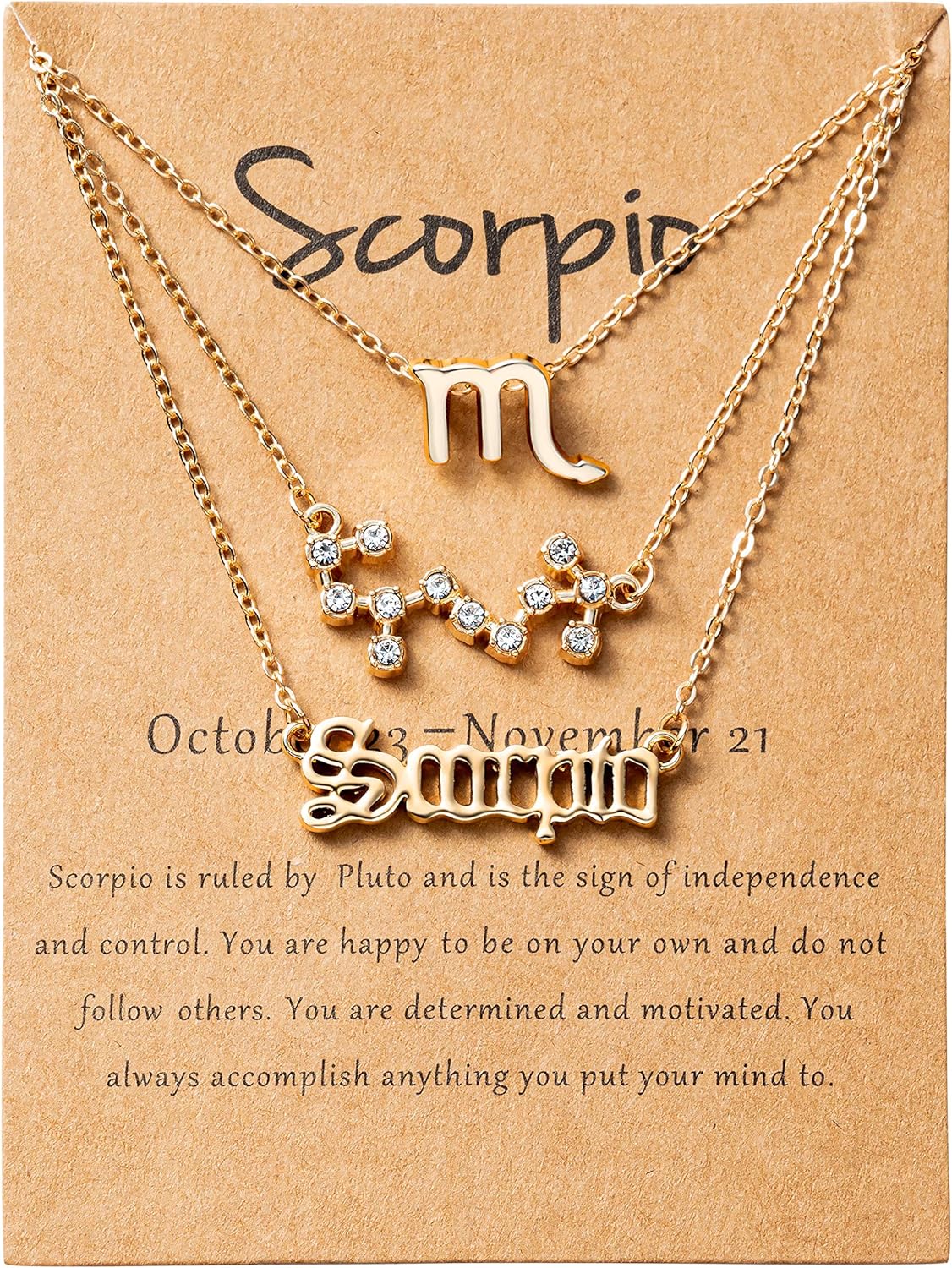 14K gold plated 12 stars letter pendant necklace-Birthstone Jewelry