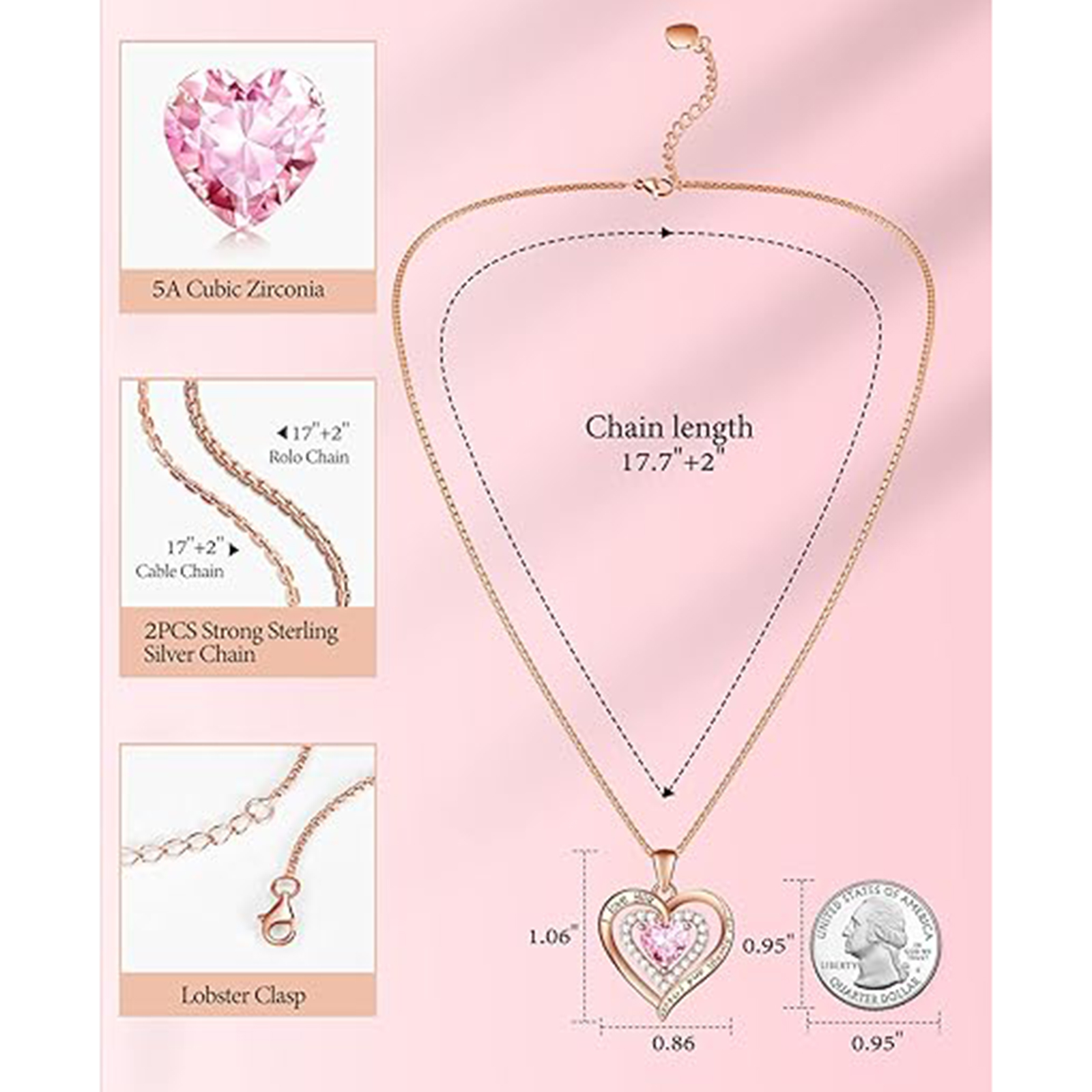 October Opal Sterling Silver Necklace – Birthstone Gift for Mom