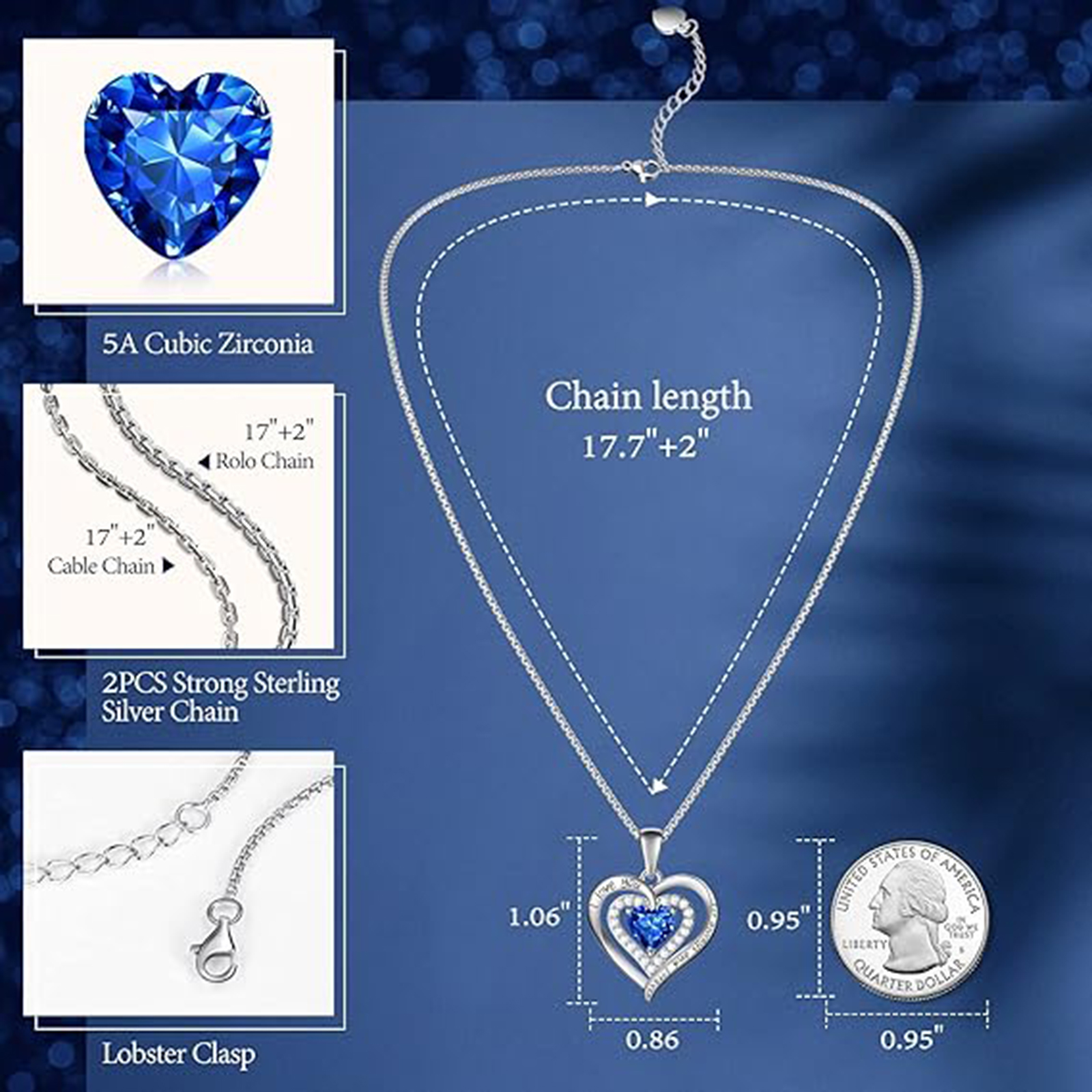 September Birthstone Mom Birthday Mothers-Day-Gifts