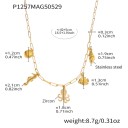 Gold DIY pendant necklace*1