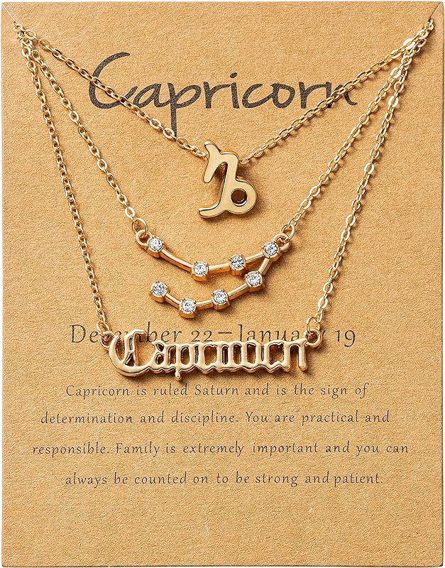 14K gold plated 12 stars letter pendant necklace-Birthstone Jewelry