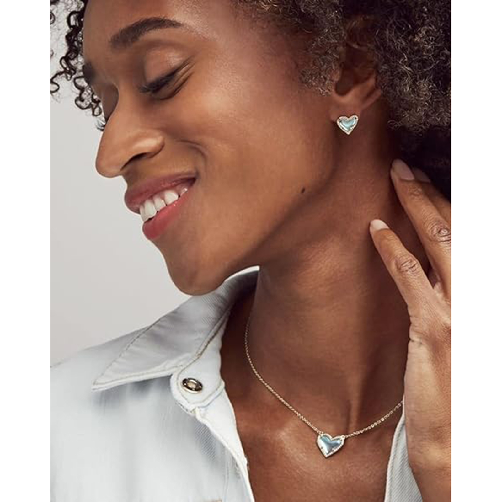 Heart Adjustable Length Pendant Necklace-Birthstone Jewelry