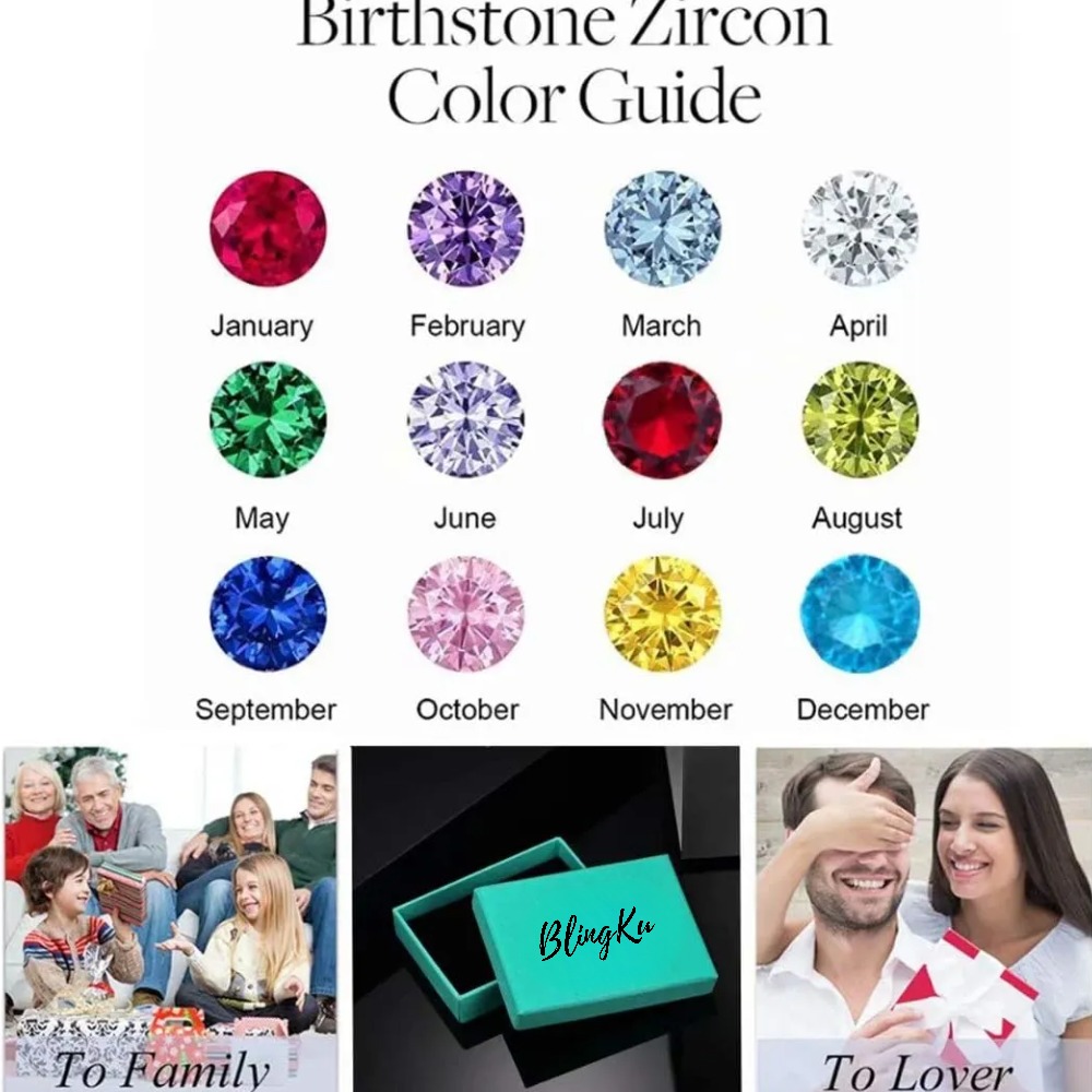 Birthstone Rings for Mom, Wife, Daughter -Birthstone Jewelry