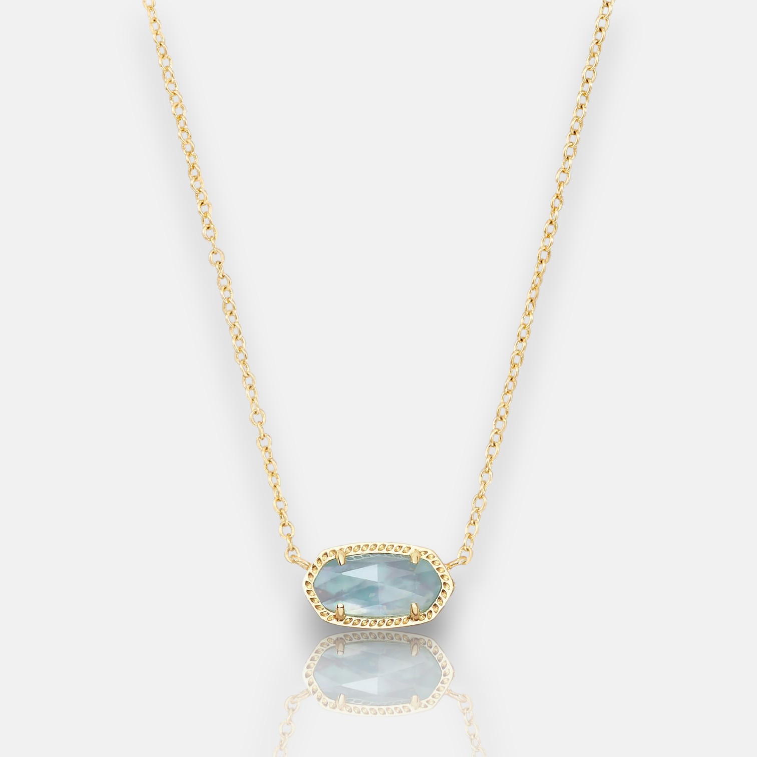 14K Gold Birthstone Necklace — Customizable Gemstone Pendant | BlingKu