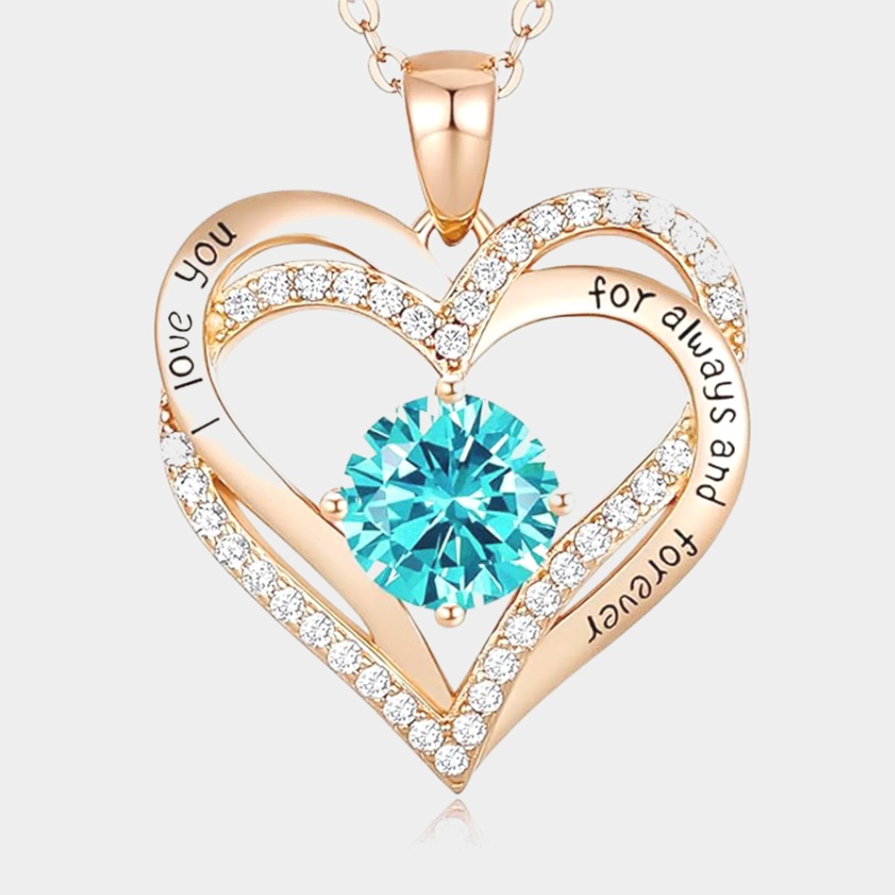 December  Birthstone Birthstone Pendant Necklace-cancer birthstone-Birthstone Jewelry