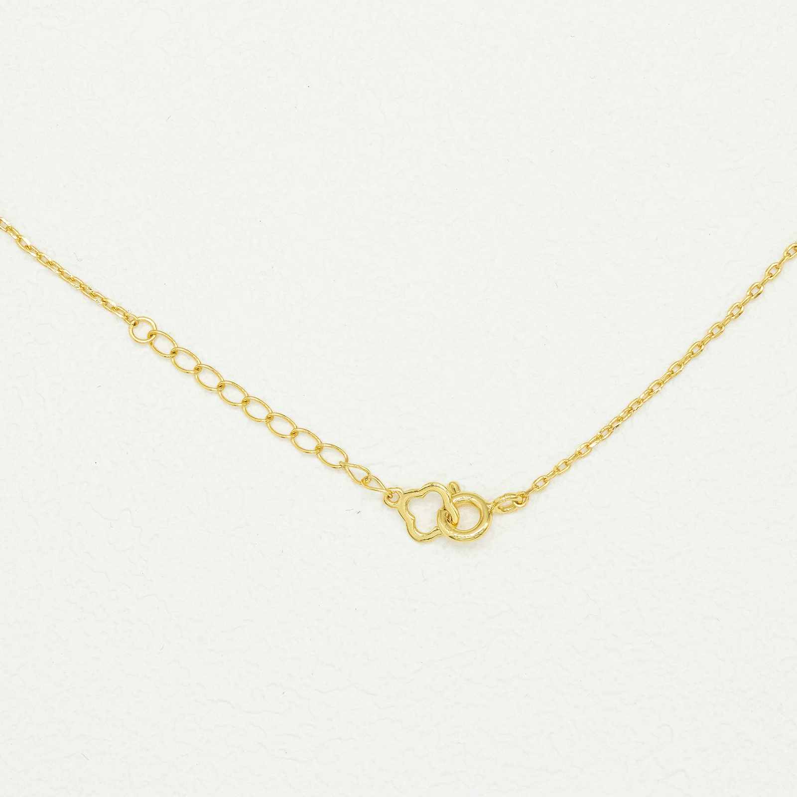 BlingKu 925 Silver Gold-Plated Necklace -Personalized Jewelry-Birthstone Jewelry