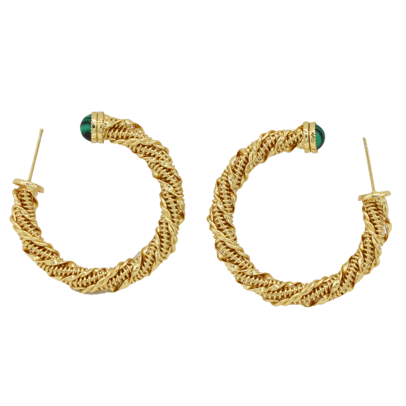Round Threader Earrings-Permanent Jewelry