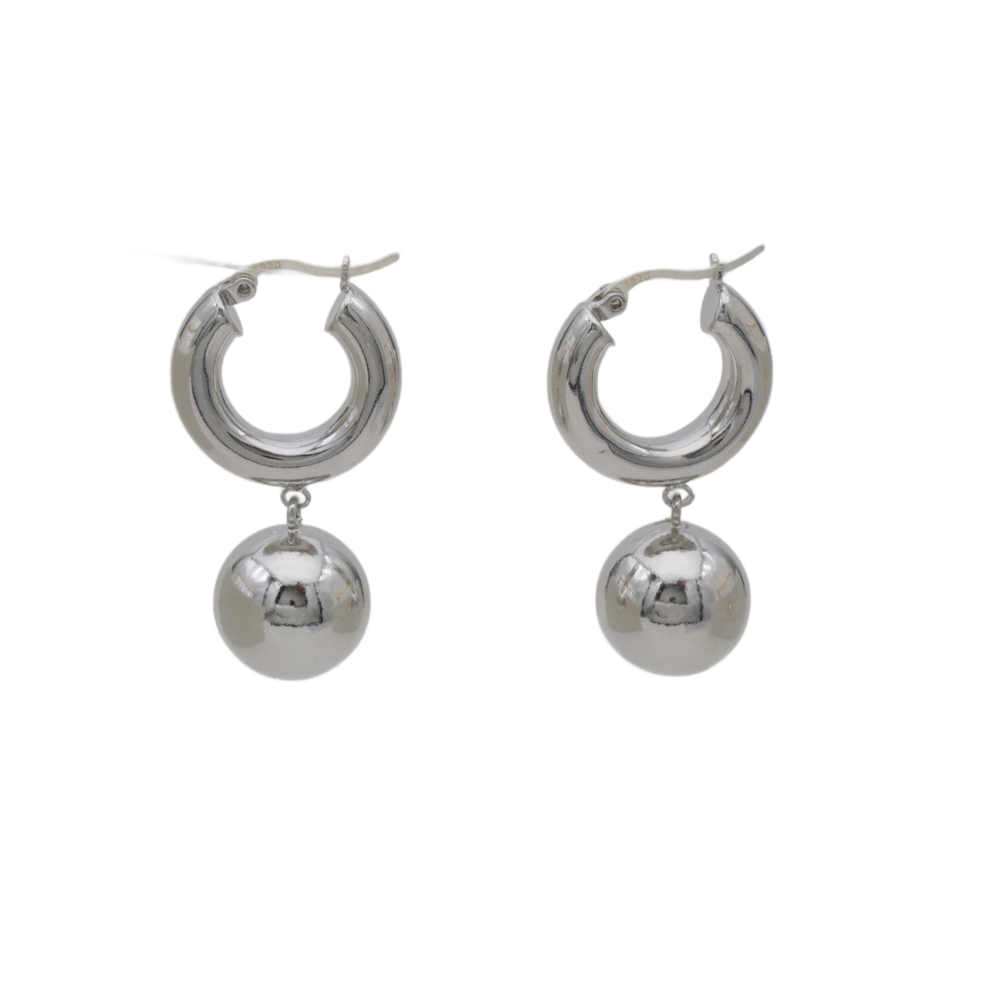 Circle Pendant, Ball Back Earrings-Permanent Jewelry