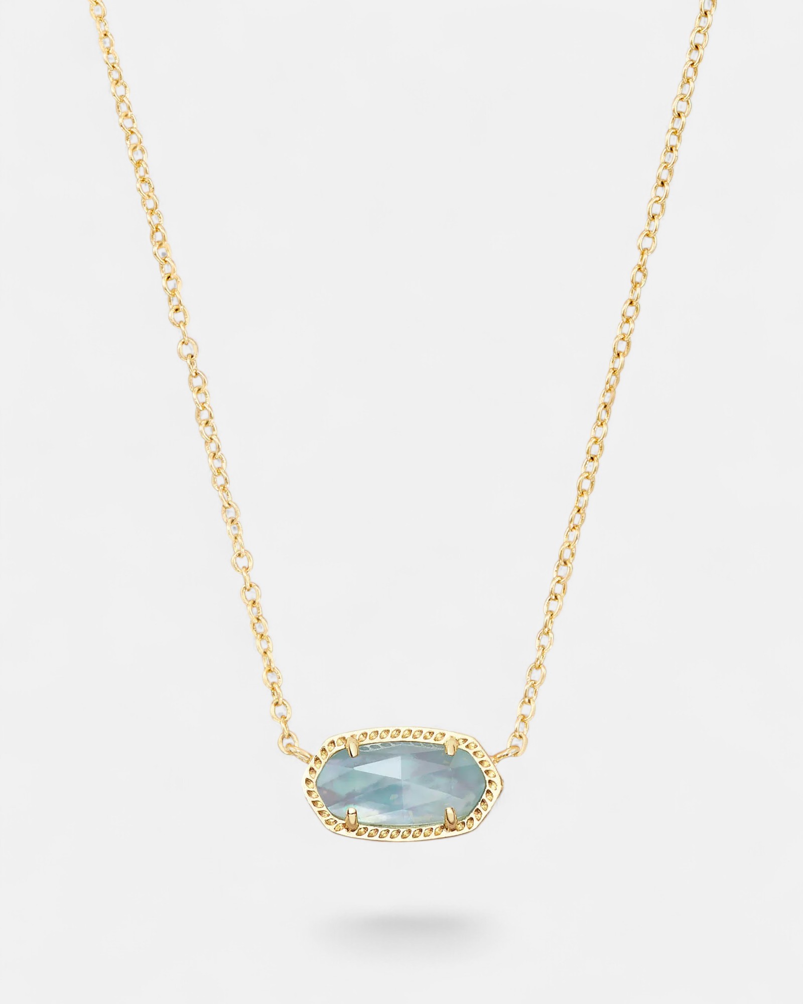 14K Gold Birthstone Necklace — Customizable Gemstone Pendant | BlingKu