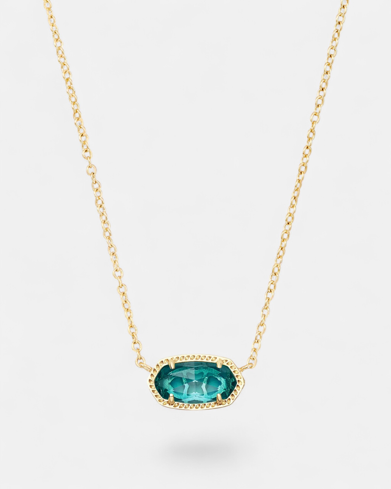 14K Gold Birthstone Necklace — Customizable Gemstone Pendant | BlingKu