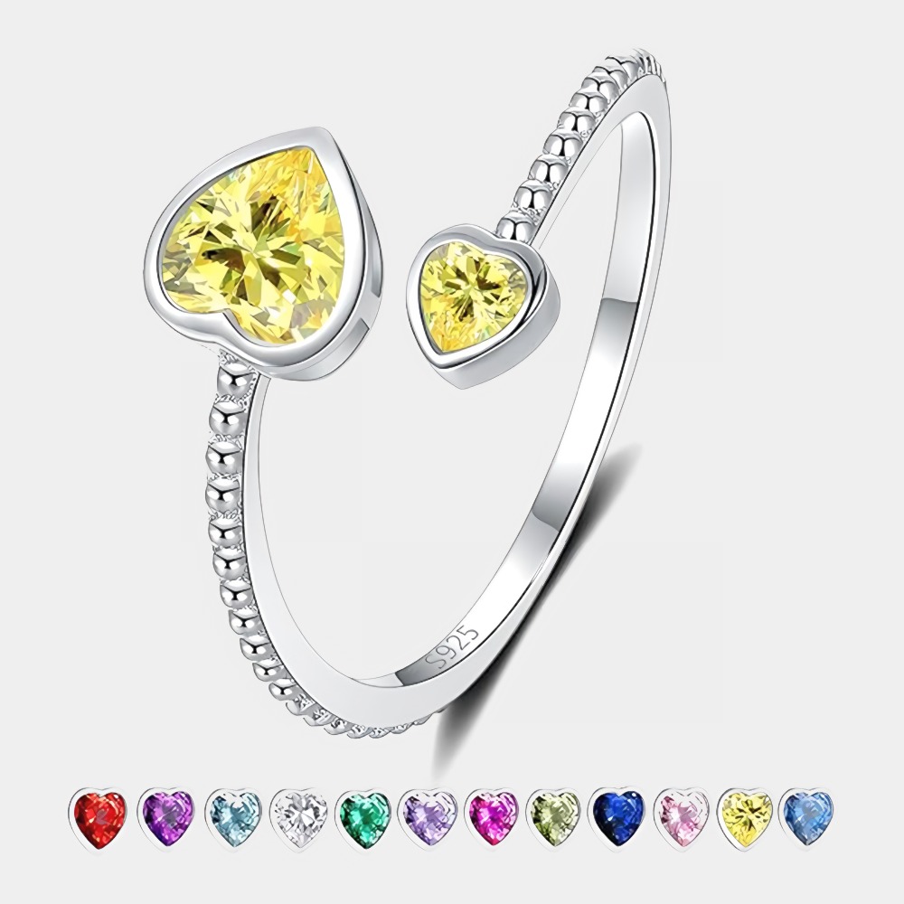 Ajoura 10K White Gold November Birthstone Ring For Kids Young Girl -  Bijouterie Langlois