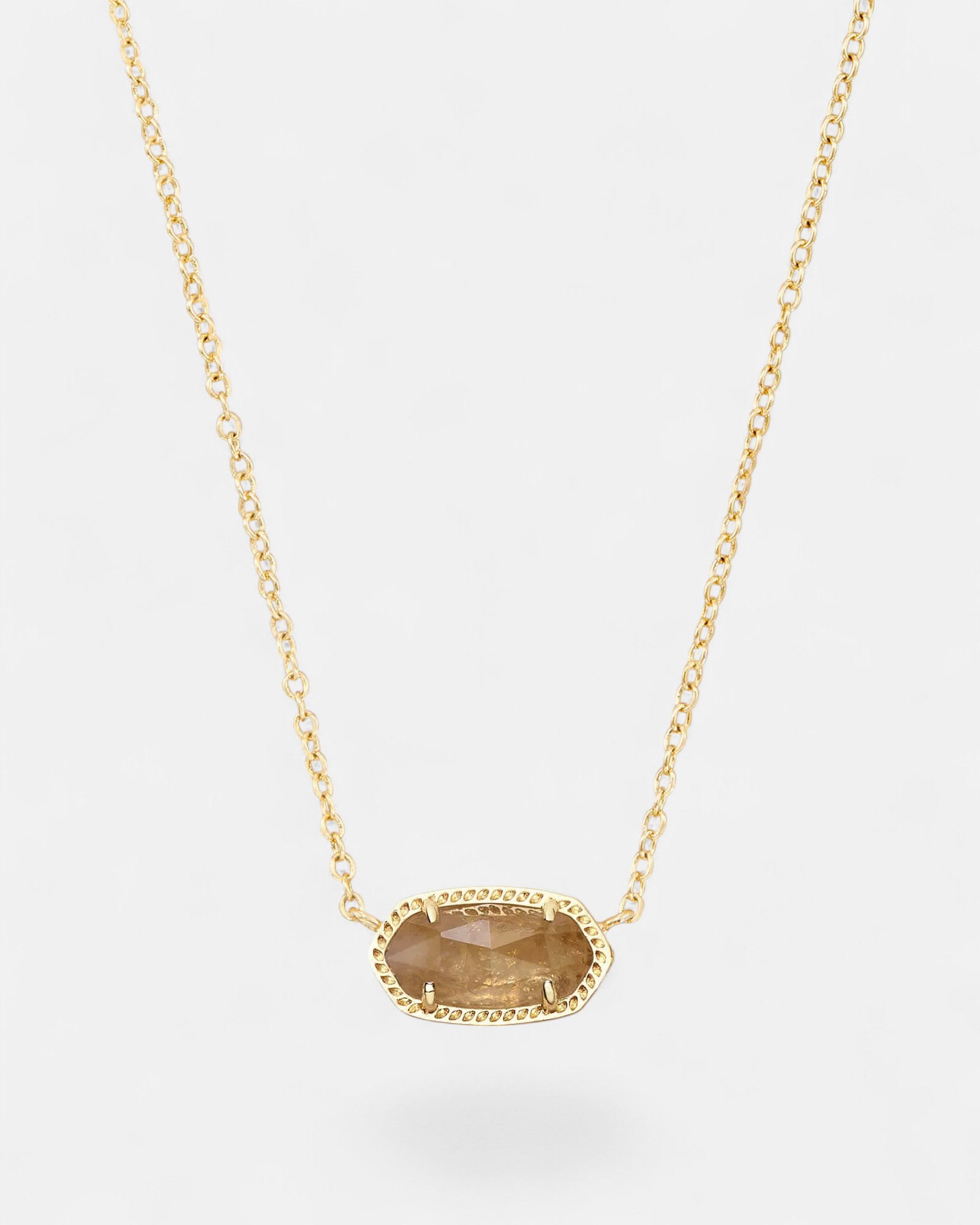 14K Gold Birthstone Necklace — Customizable Gemstone Pendant | BlingKu