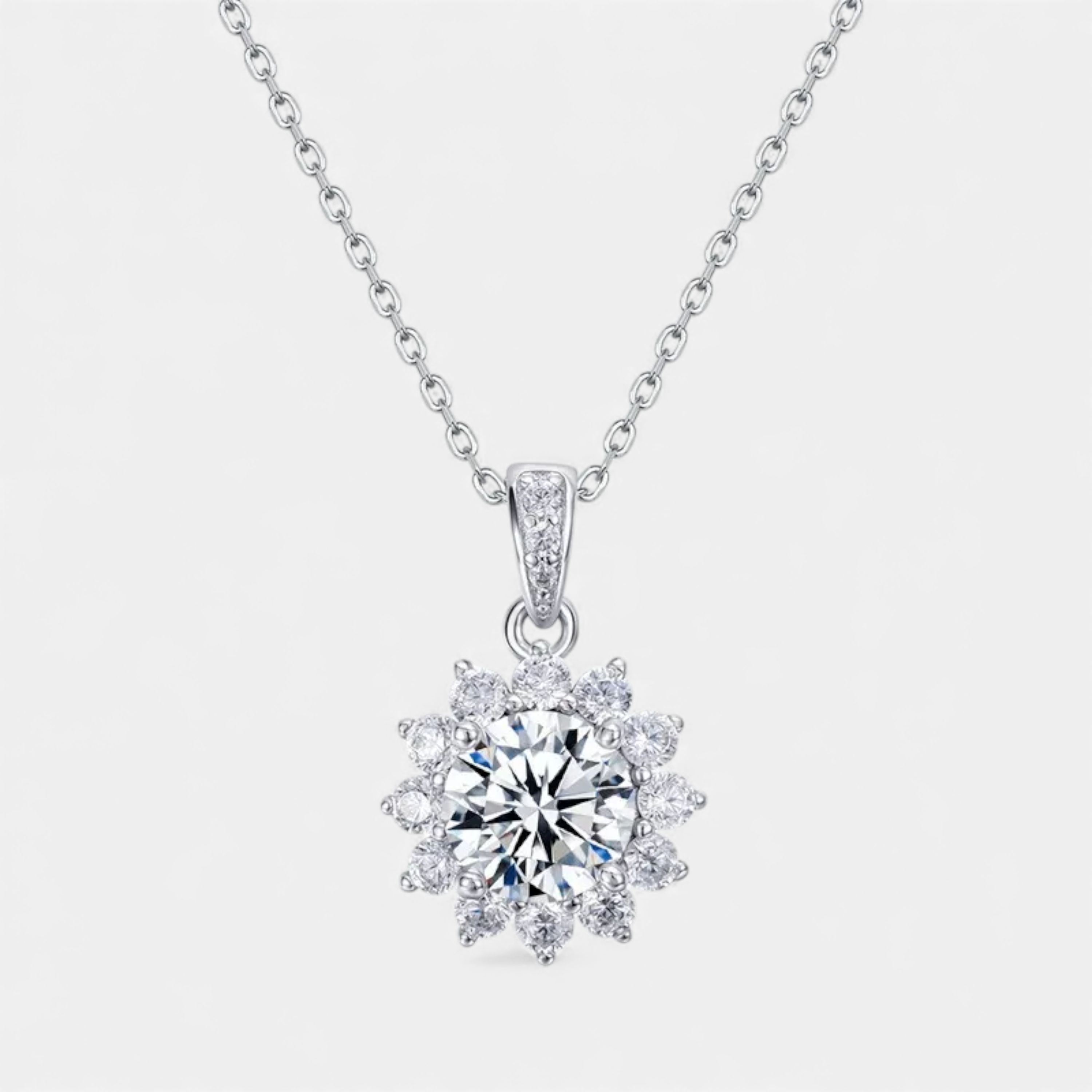 April Birthstone Necklace