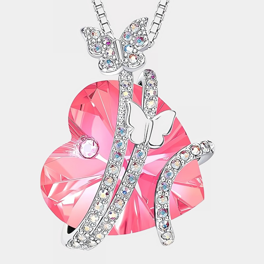 October Birthstone Birthstone Crystal Necklace-Birthstone Jewelry