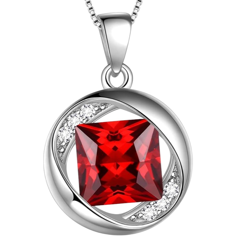 925 Sterling Silver Birthstone Jewelry Set