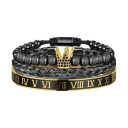 I:Gold & Black- Crown Cz