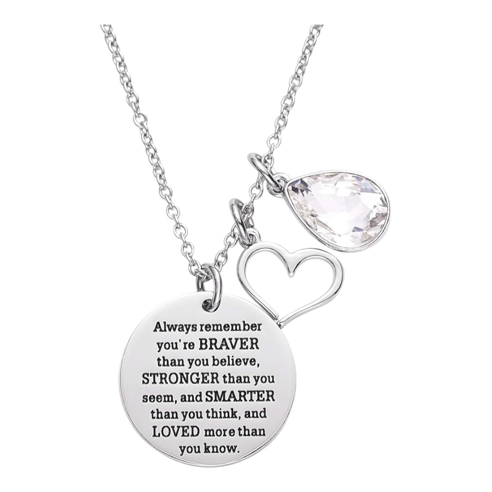  Graduation Gift Birthstone Pendant Necklace