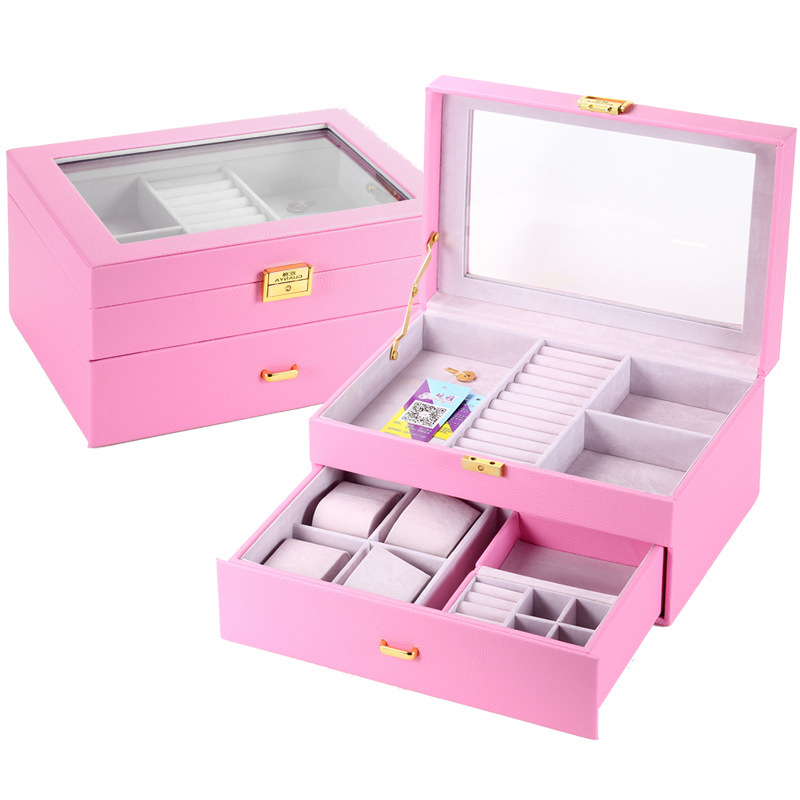 BlingKu Men's and Women's Simple Jewelry Boxes-Birthstone Jewelry