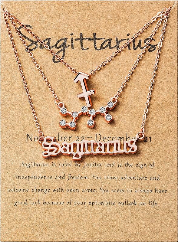 14K gold plated 12 stars letter pendant necklace-Birthstone Jewelry