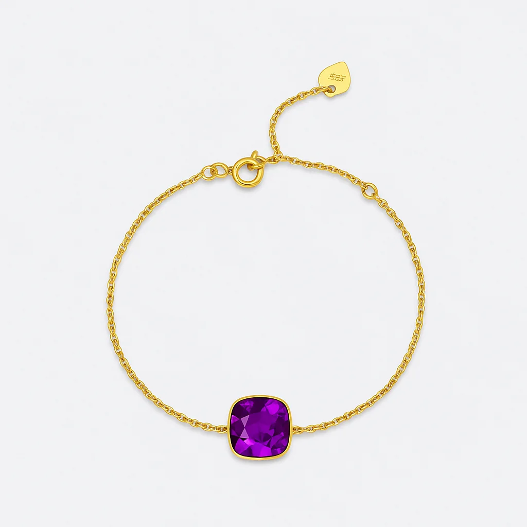 Minimalist Vintage Gold Bracelet | S925 Silver Plated with 10K Gold