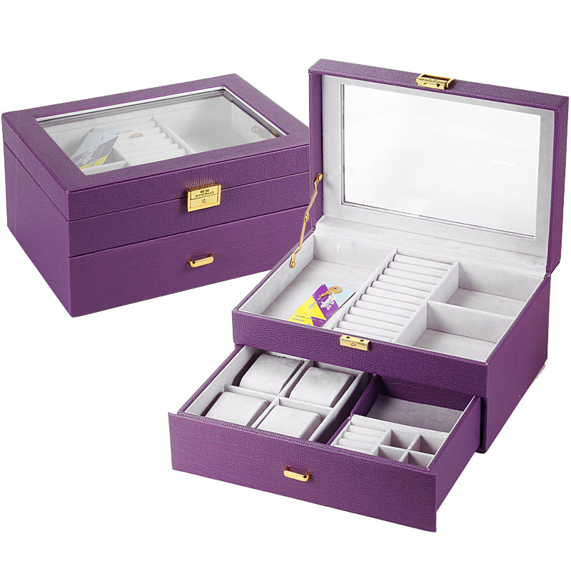 BlingKu Men's and Women's Simple Jewelry Boxes-Birthstone Jewelry