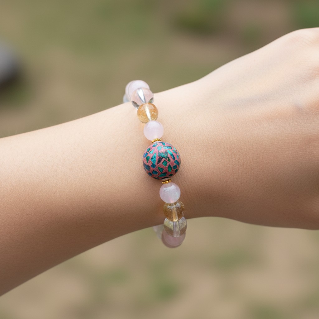 Crystal Bracelet – Elegant Natural Crystal Bead Bracelet for Women