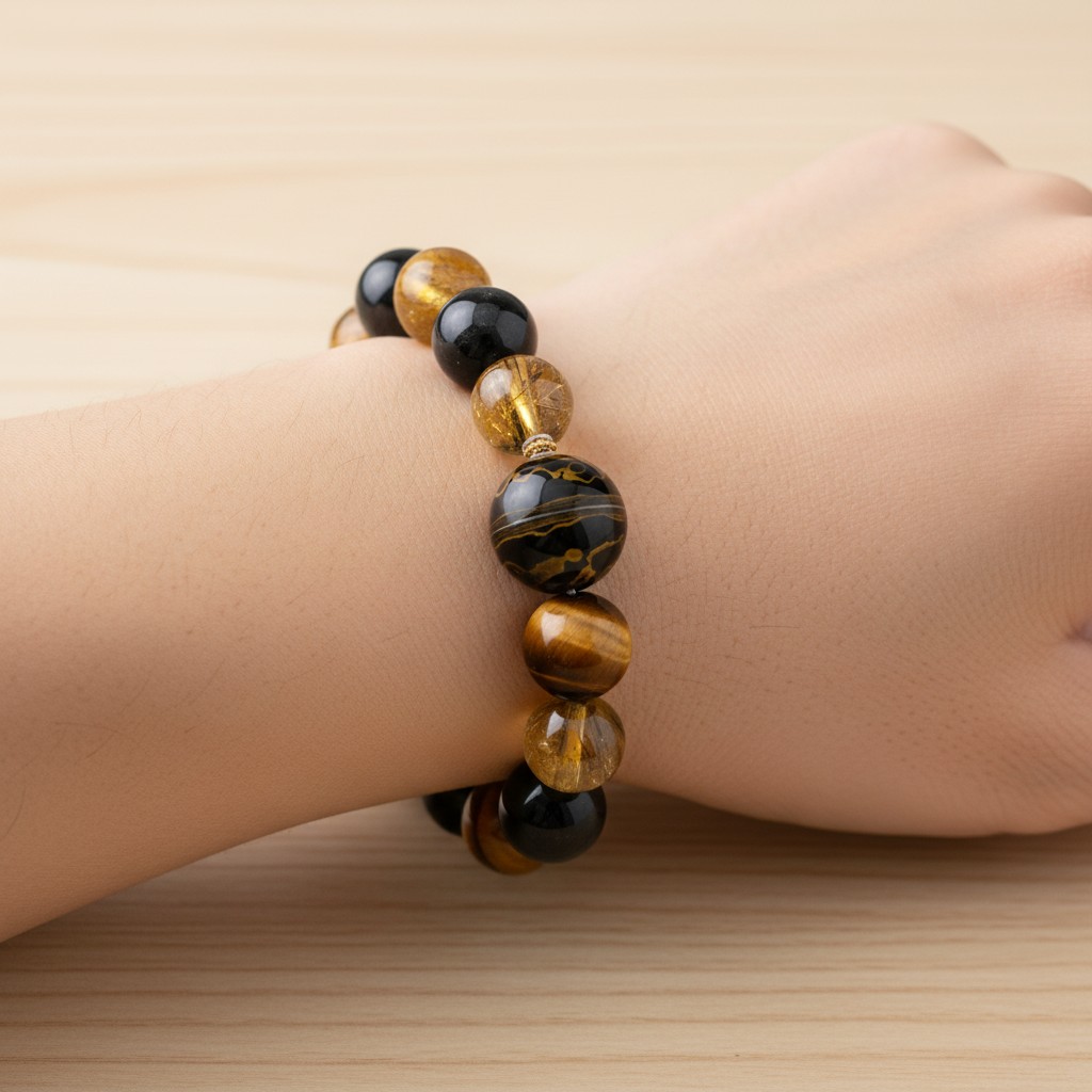 Crystal Bead Bracelet – Natural Crystal Jewelry for Women