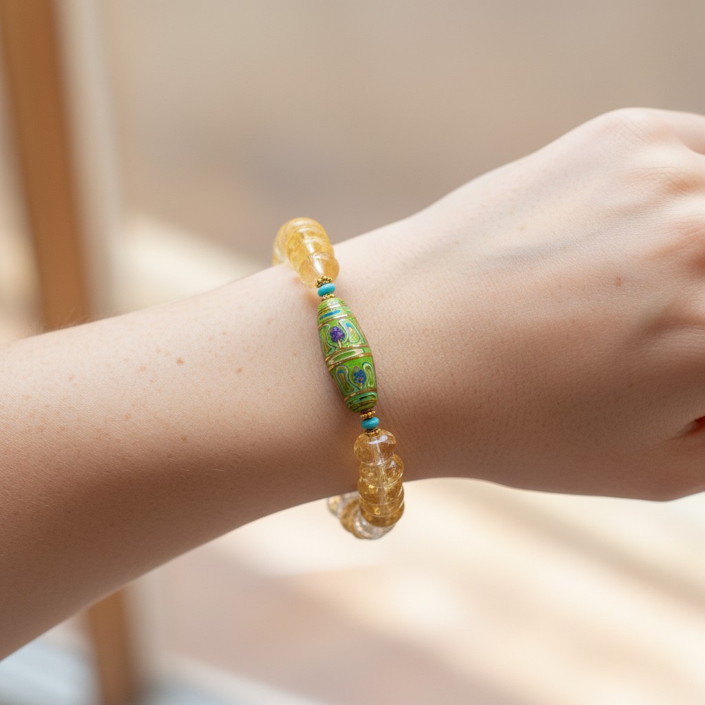 Crystal Bead Bracelet – Elegant Natural Crystal Jewelry for Women