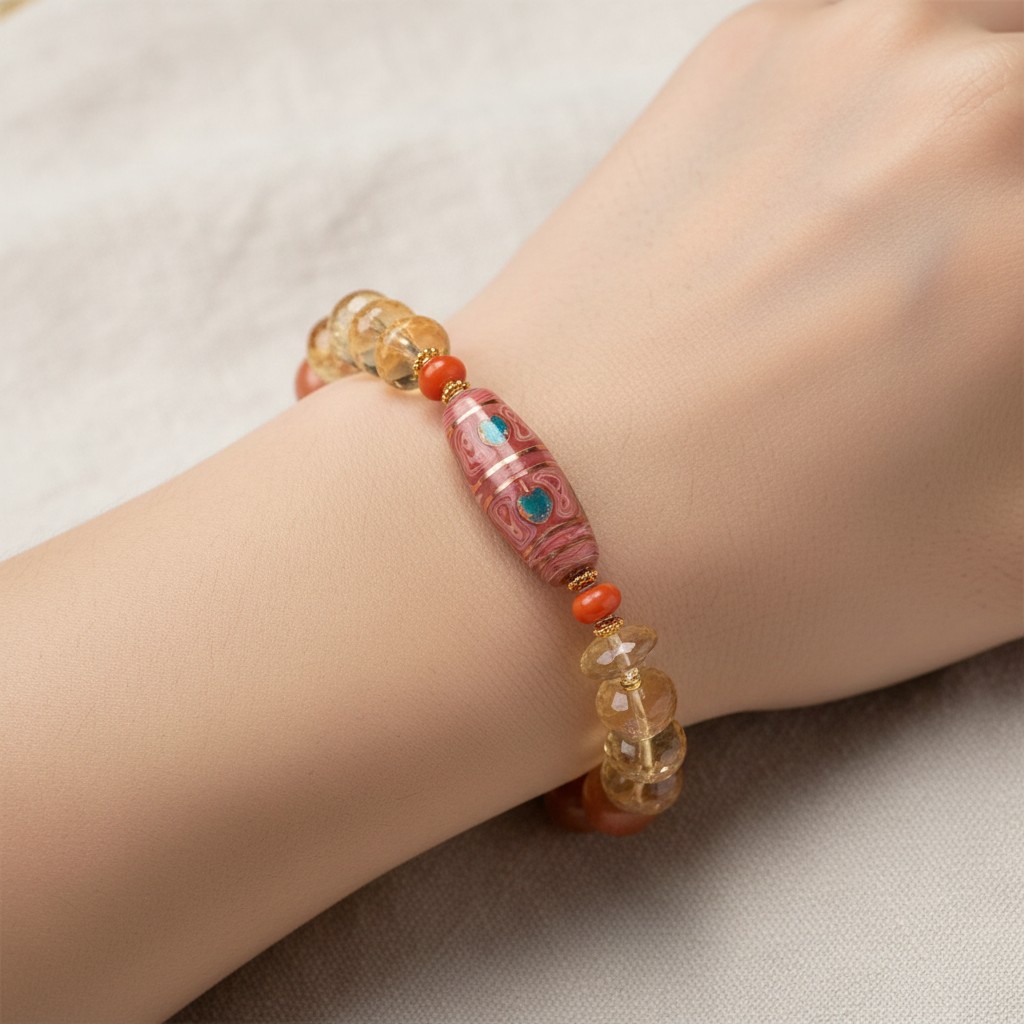 Crystal Bead Bracelet – Natural Crystal Jewelry for Women