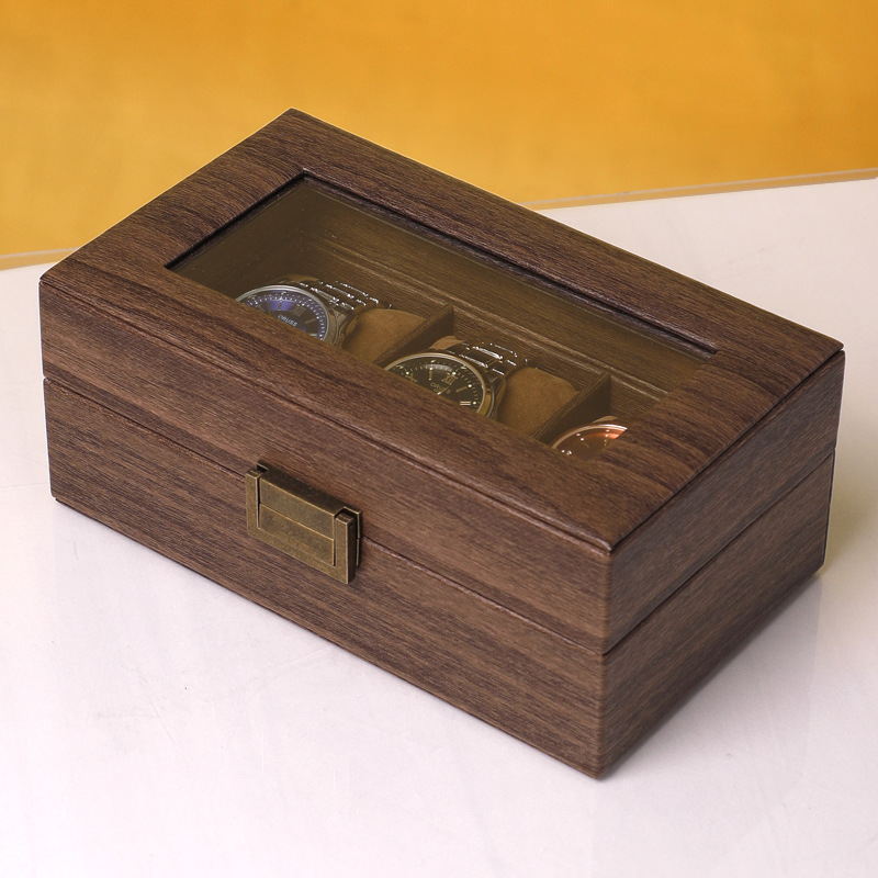 Simple men's high-grade wood organizer box