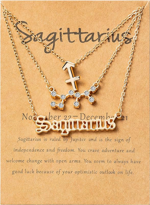 14K gold plated 12 stars letter pendant necklace-Birthstone Jewelry