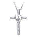 blingku cross -04. April(Created Cubic Zirconia)
