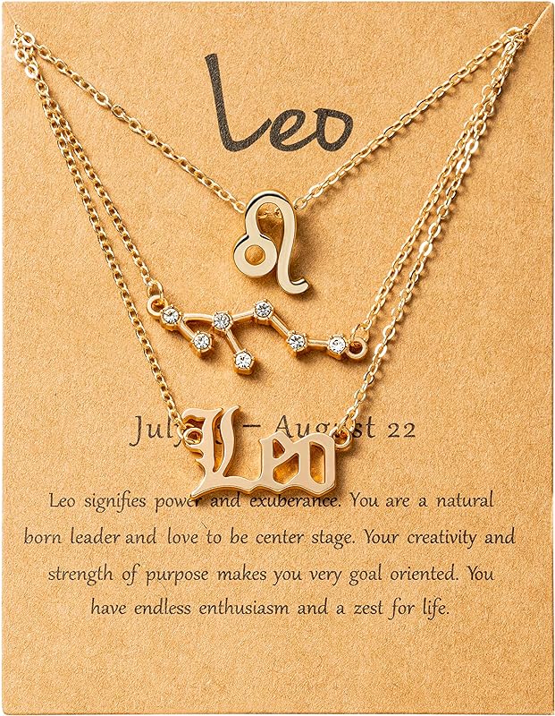 14K gold plated 12 stars letter pendant necklace-Birthstone Jewelry