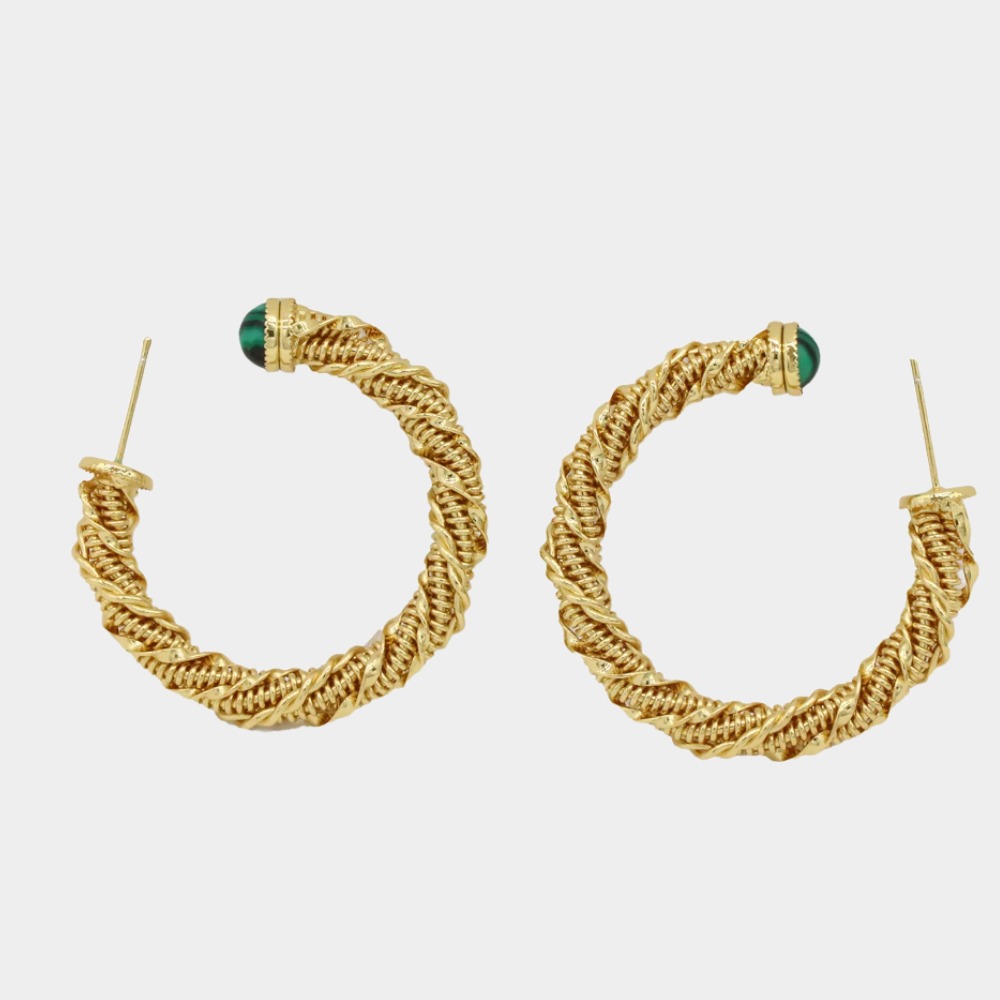 Round Threader Earrings-Permanent Jewelry
