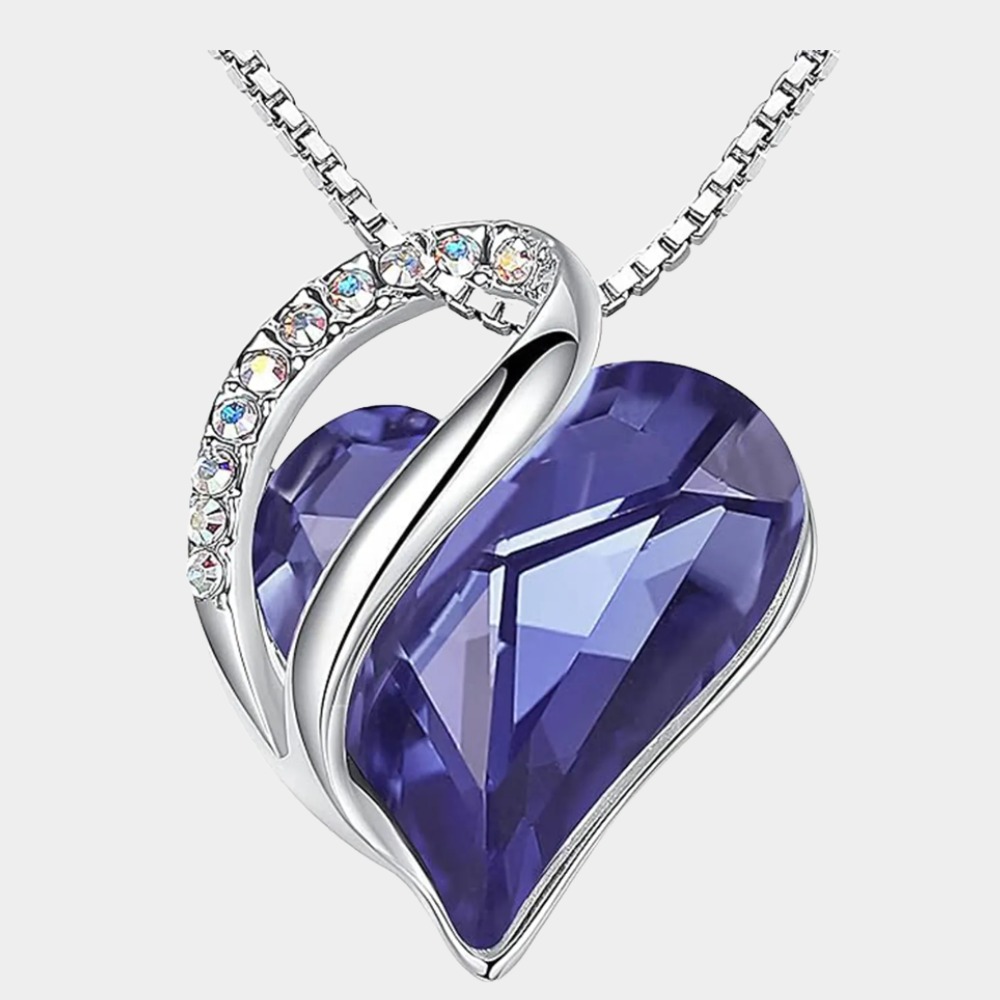 March  Birthstone Birthstone Pendant Necklace-Capricorn Birthstone-Birthstone Jewelry
