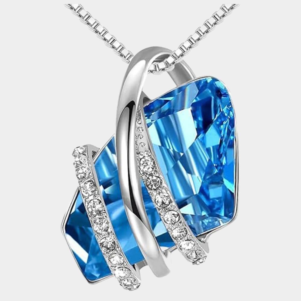 March Birthstone Necklaces Birthstone-Pisces Birthstone-Birthstone Jewelry