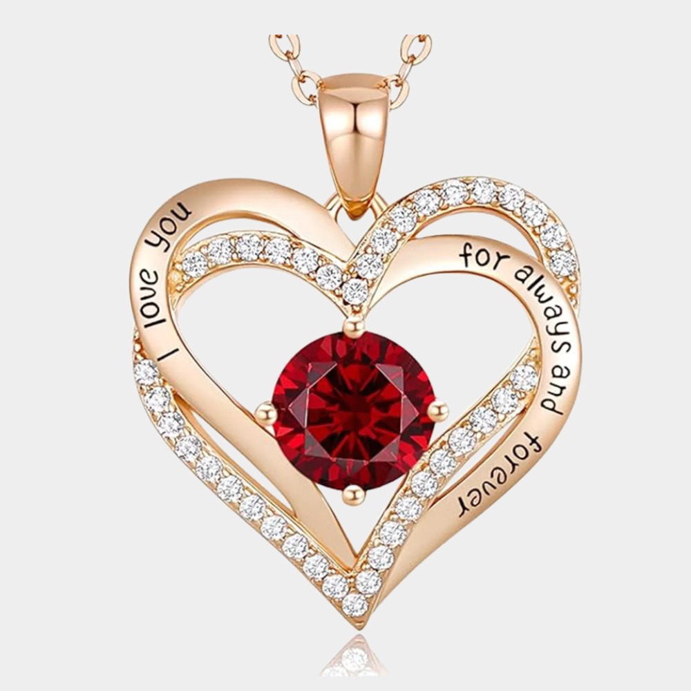 July  Birthstone Birthstone Pendant Necklace-Leo Birthstone-Birthstone Jewelry