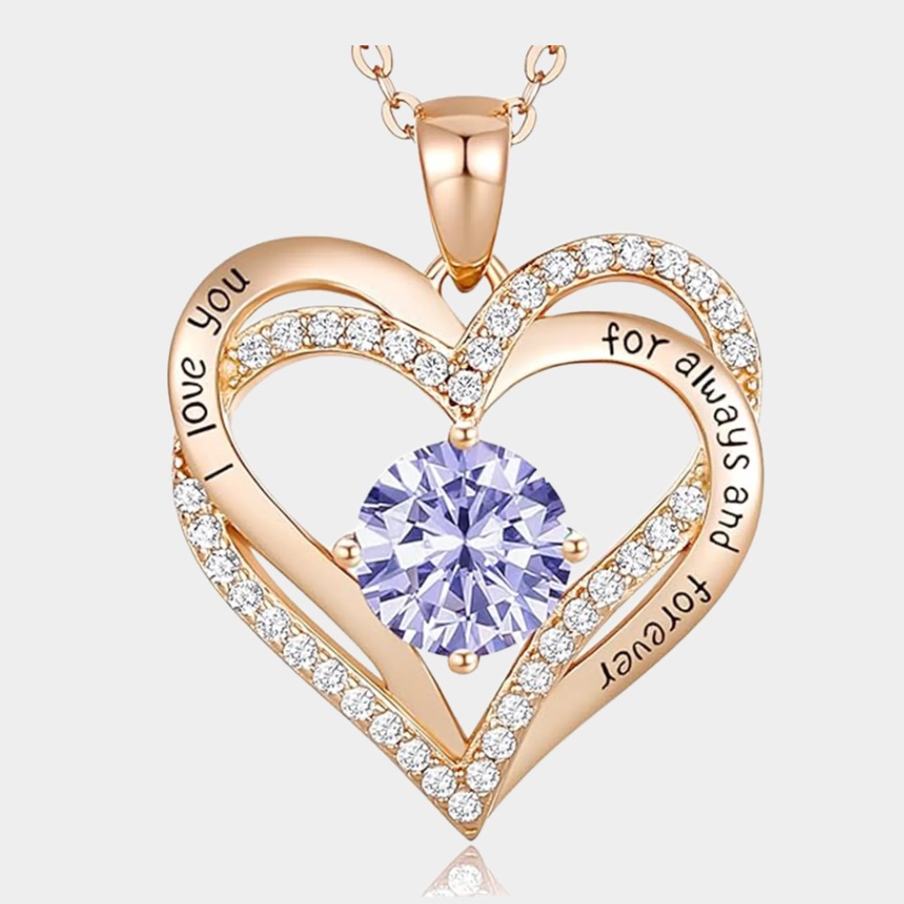 June  Birthstone Birthstone Pendant Necklace-cancer birthstone-Birthstone Jewelry