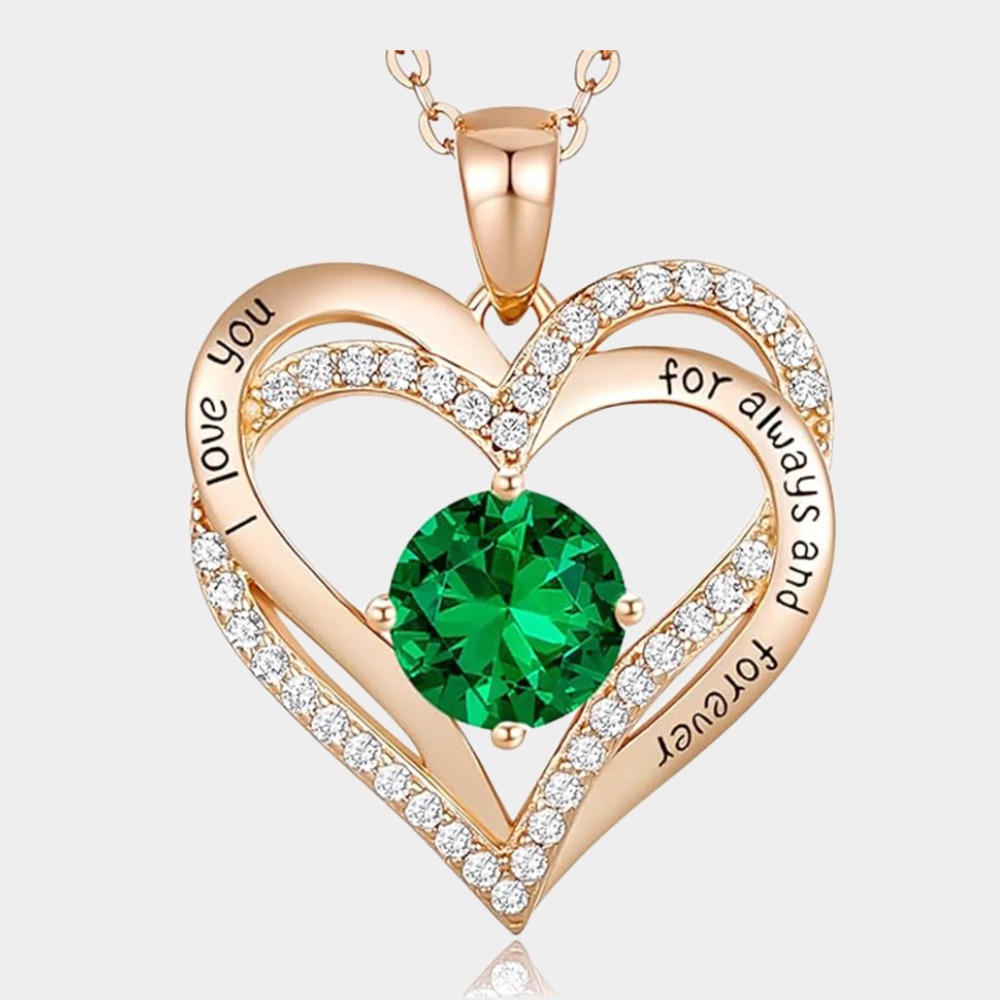 May  Birthstone Birthstone Pendant Necklace-Gemini Birthstone-Birthstone Jewelry