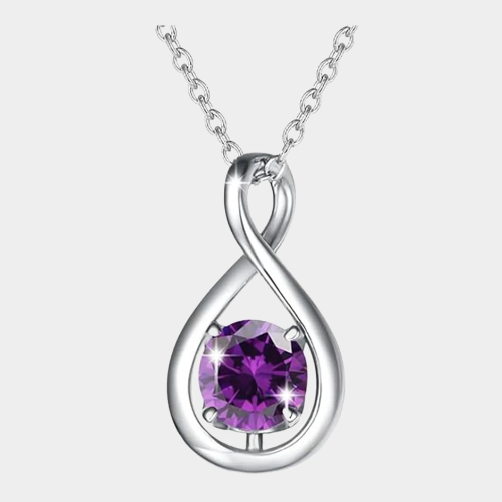 February Birthstone Birthstone Necklaces-Pisces Birthstone-Birthstone Jewelry