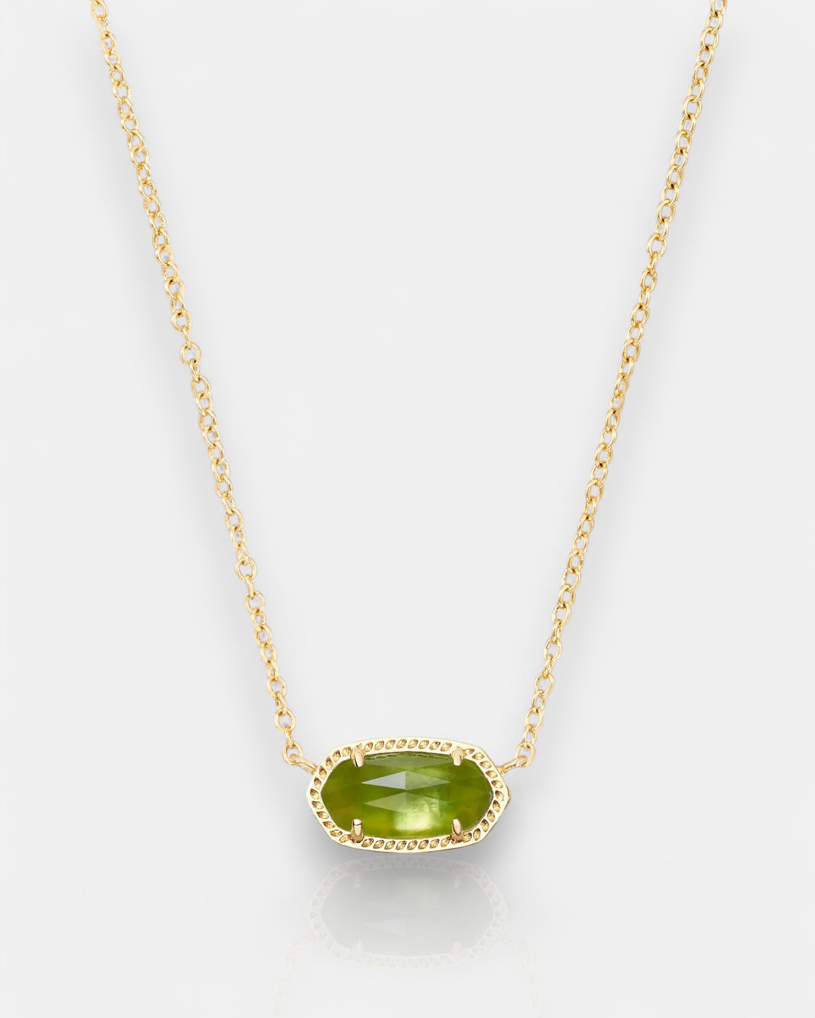 14K Gold Birthstone Necklace — Customizable Gemstone Pendant | BlingKu