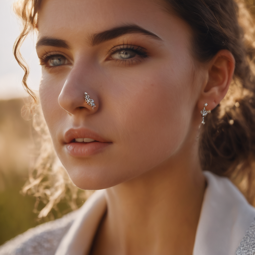Explore our exquisite collection of industrial piercing jewelry and nose piercing jewelry