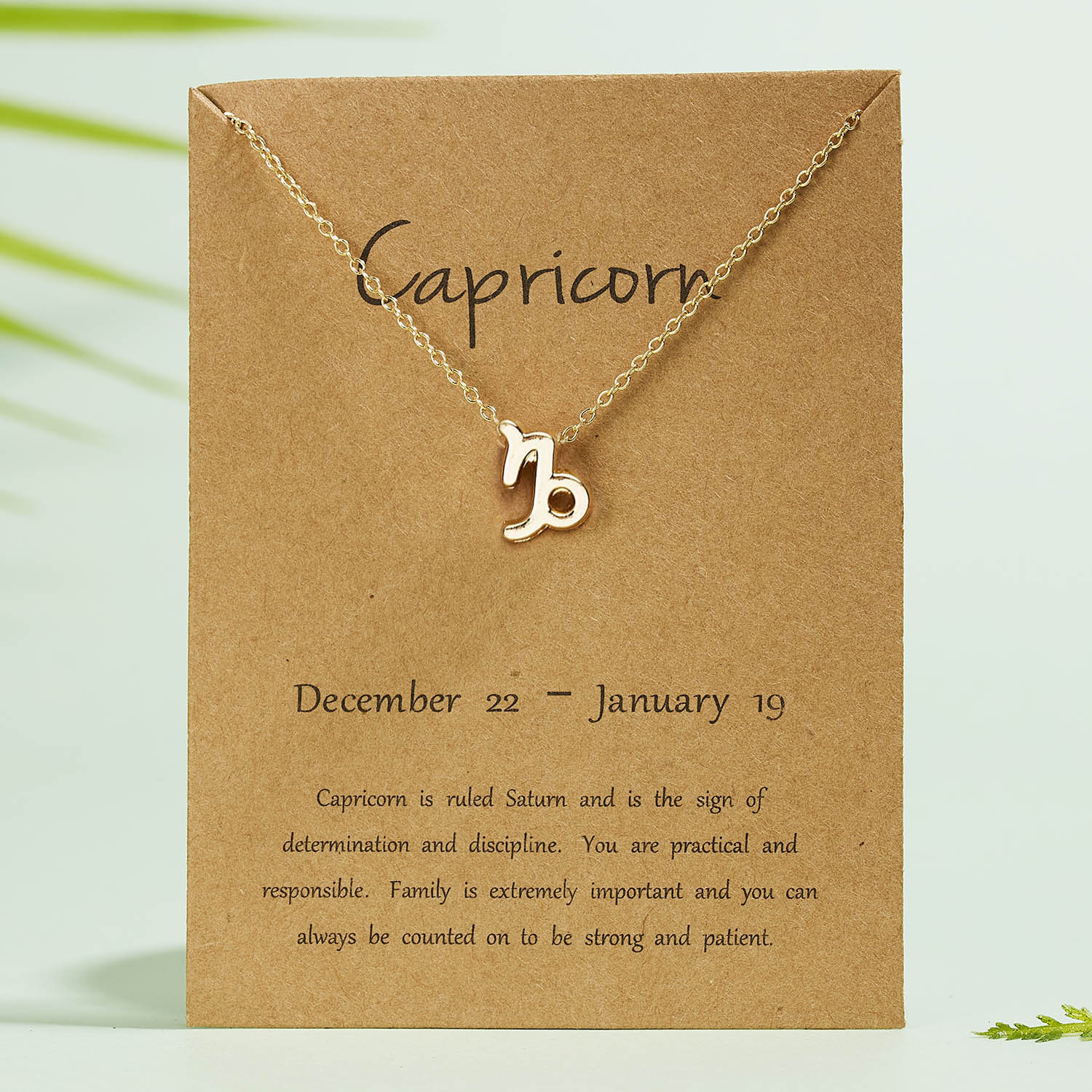 Zodiac Necklace – Creative Symbol Astrology Pendant Necklace
