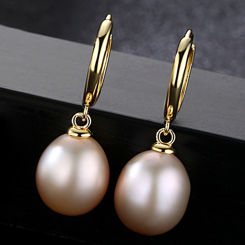 Freshwater Pearl Earrings – Elegant S925 Sterling Silver Earrings for Women